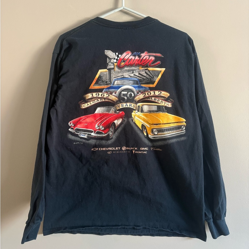 Cartier Black Long Sleeve with Classic Car Graphics